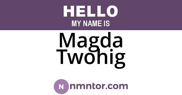 Magda Twohig