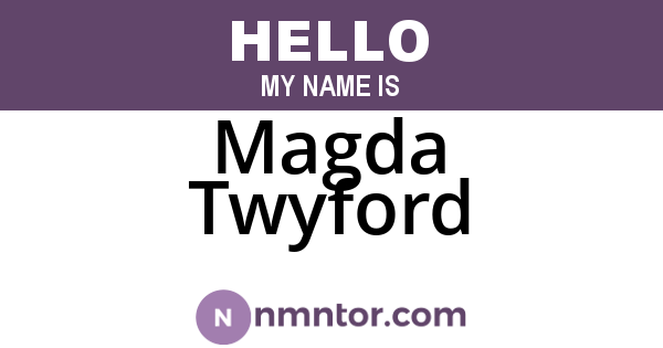 Magda Twyford