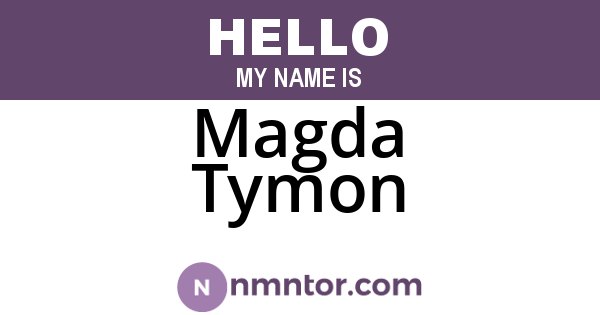 Magda Tymon
