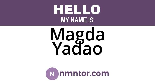 Magda Yadao