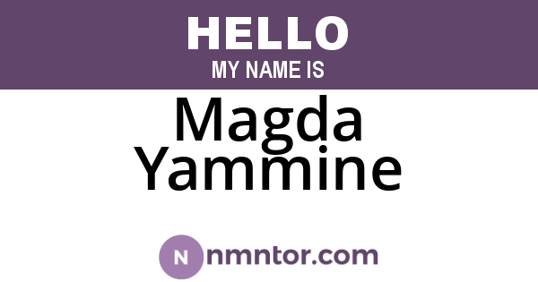 Magda Yammine