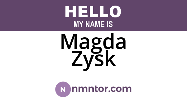 Magda Zysk