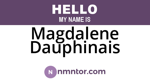 Magdalene Dauphinais