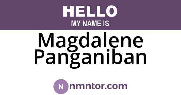 Magdalene Panganiban