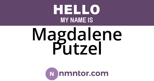 Magdalene Putzel