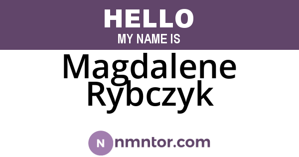 Magdalene Rybczyk