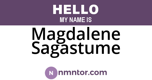 Magdalene Sagastume