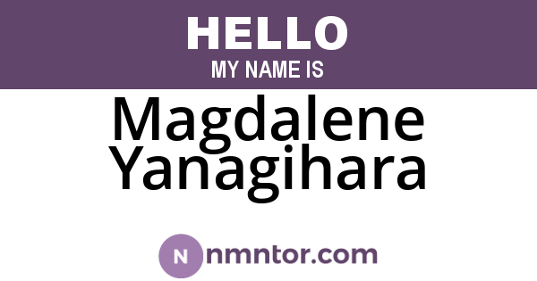 Magdalene Yanagihara