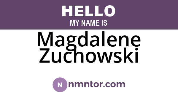 Magdalene Zuchowski