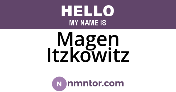 Magen Itzkowitz