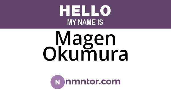 Magen Okumura