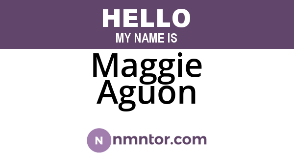 Maggie Aguon
