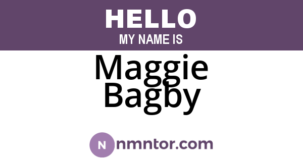 Maggie Bagby