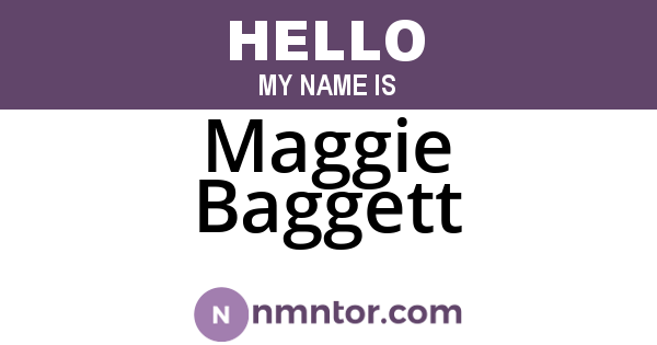 Maggie Baggett