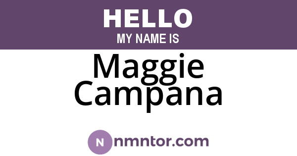 Maggie Campana