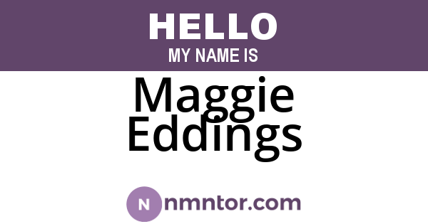 Maggie Eddings