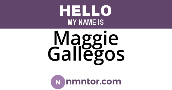 Maggie Gallegos