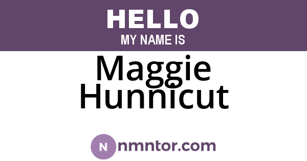 Maggie Hunnicut