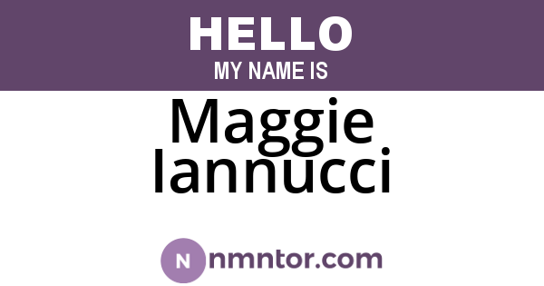 Maggie Iannucci