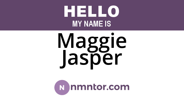 Maggie Jasper