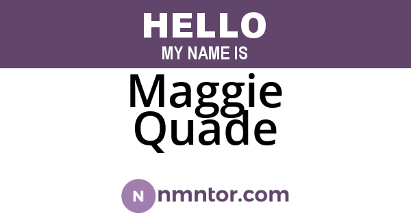 Maggie Quade