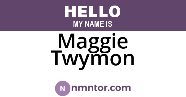 Maggie Twymon