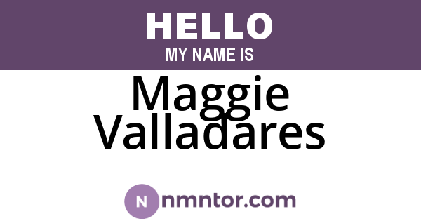 Maggie Valladares