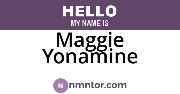 Maggie Yonamine