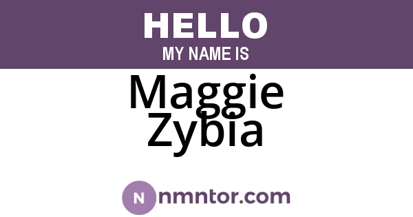 Maggie Zybia