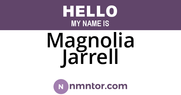 Magnolia Jarrell