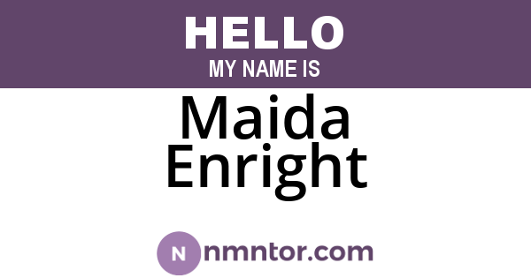 Maida Enright