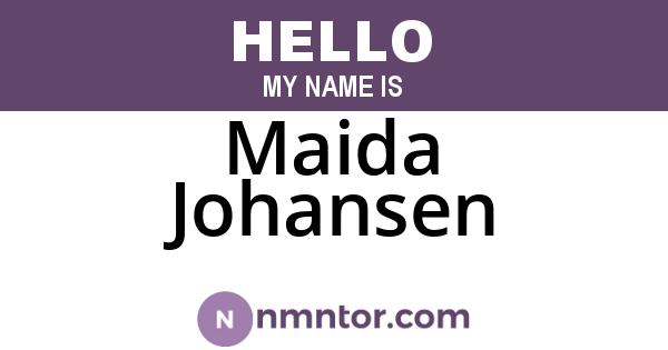 Maida Johansen