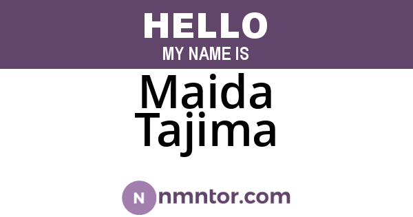 Maida Tajima