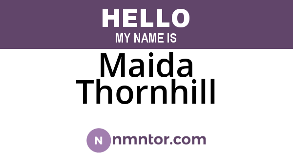 Maida Thornhill