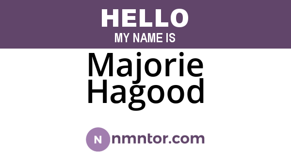 Majorie Hagood