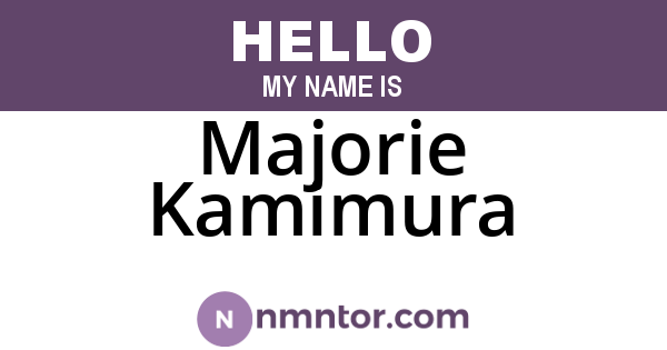 Majorie Kamimura