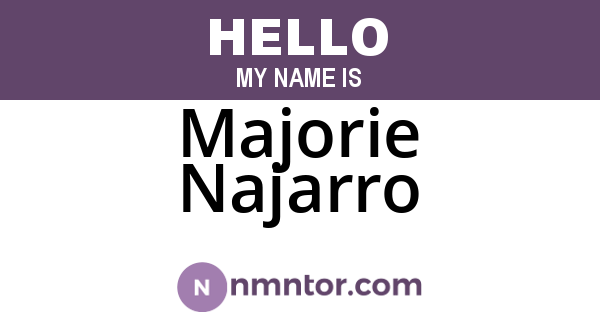 Majorie Najarro
