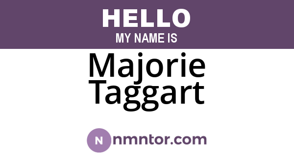 Majorie Taggart