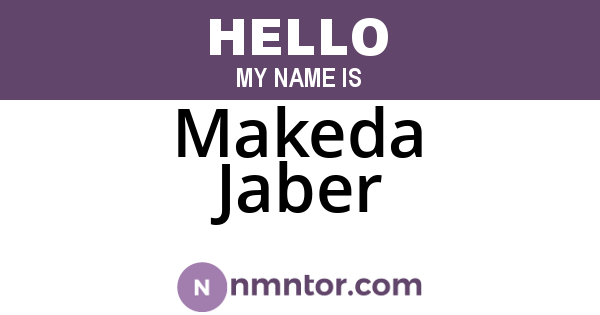 Makeda Jaber