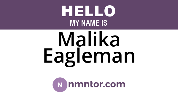 Malika Eagleman
