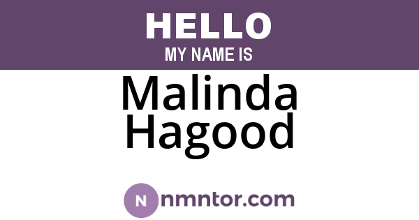Malinda Hagood