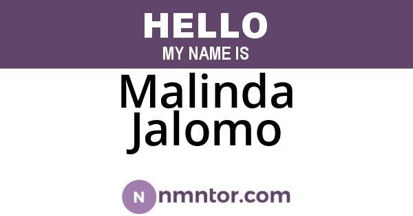 Malinda Jalomo