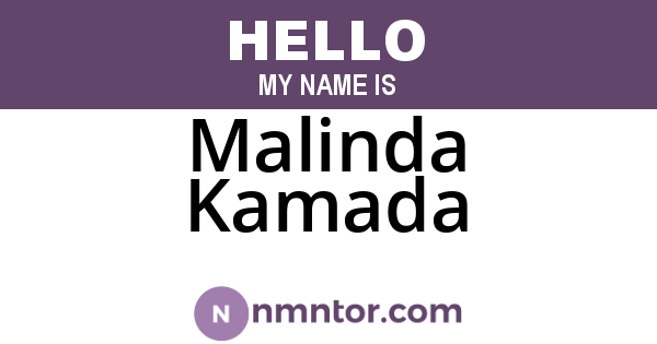 Malinda Kamada