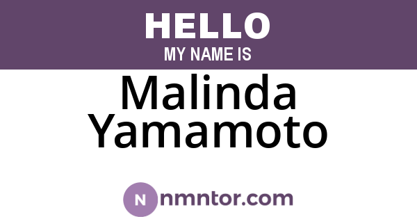 Malinda Yamamoto