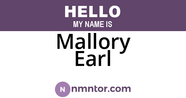 Mallory Earl