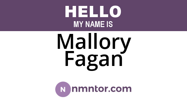 Mallory Fagan