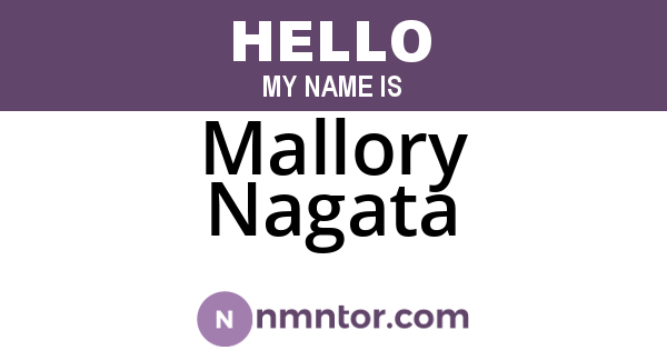 Mallory Nagata