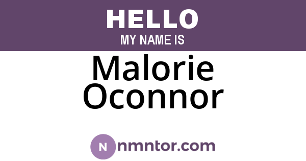 Malorie Oconnor