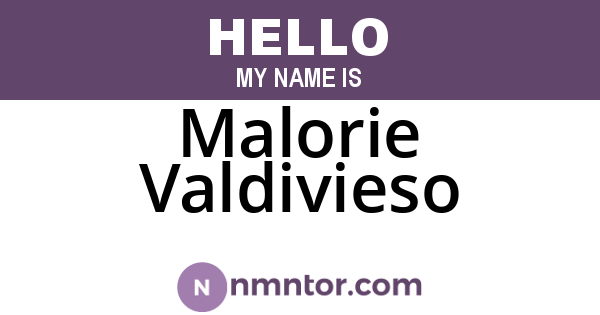 Malorie Valdivieso