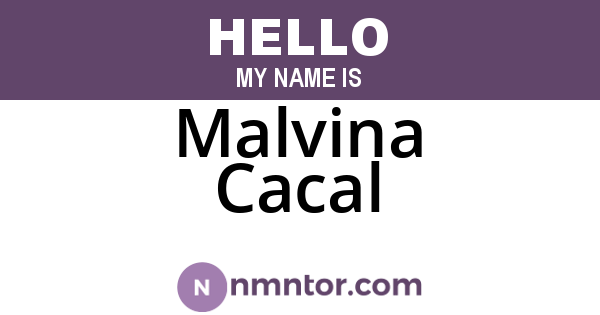 Malvina Cacal